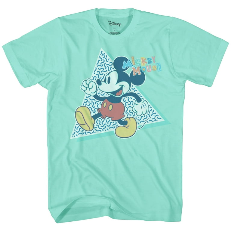 Disney Mickey Mouse 90s Nostalgia Classic Retro Vintage Disneyland World  Tee Funny Humor Adult Mens Graphic T-Shirt Apparel