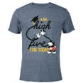 thumbnail image 1 of Disney Mickey Mouse A Big High Five for Today Graduation - Short Sleeve Blended T-Shirt for Adults - Customized-Navy Heather, 1 of 5