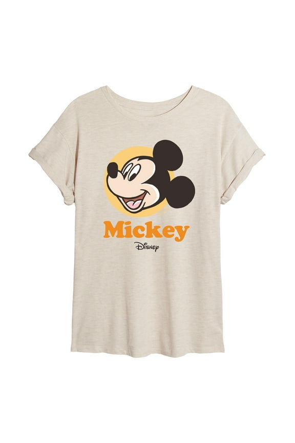 - Mickey Mouse - All Smiles - Women's Oversized T-Shirt