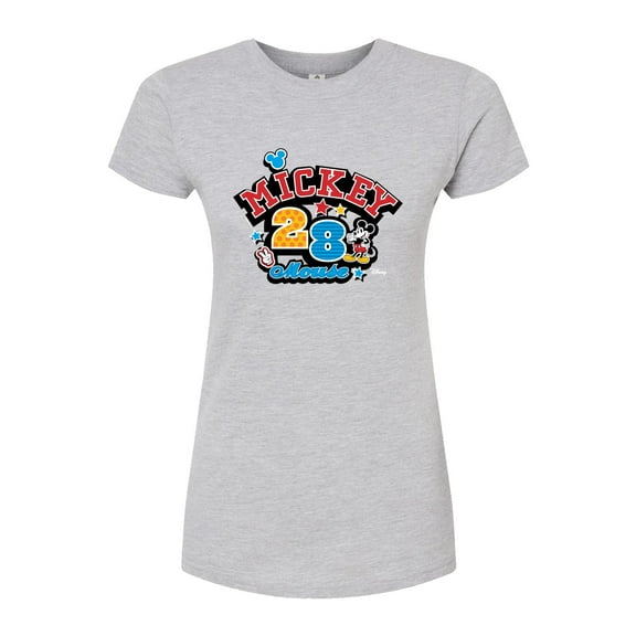 Disney - Mickey Mouse - All Star on Mickey's Team - Juniors Fitted Graphic T-Shirt