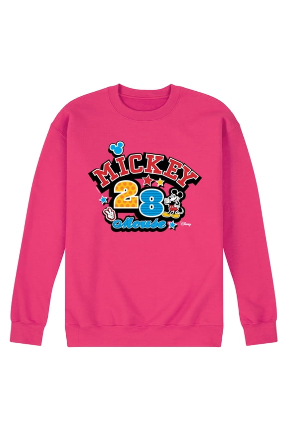 - Mickey Mouse - All Star on Mickey's Team - Men's Crew Neck Fleece Pullover