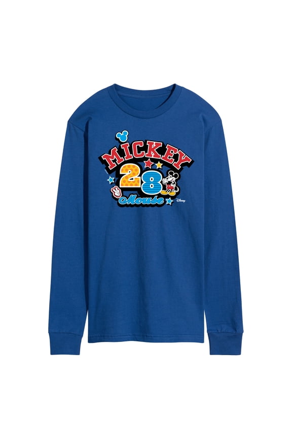 - Mickey Mouse - All Star on Mickey's Team - Men's Long Sleeve T-Shirt