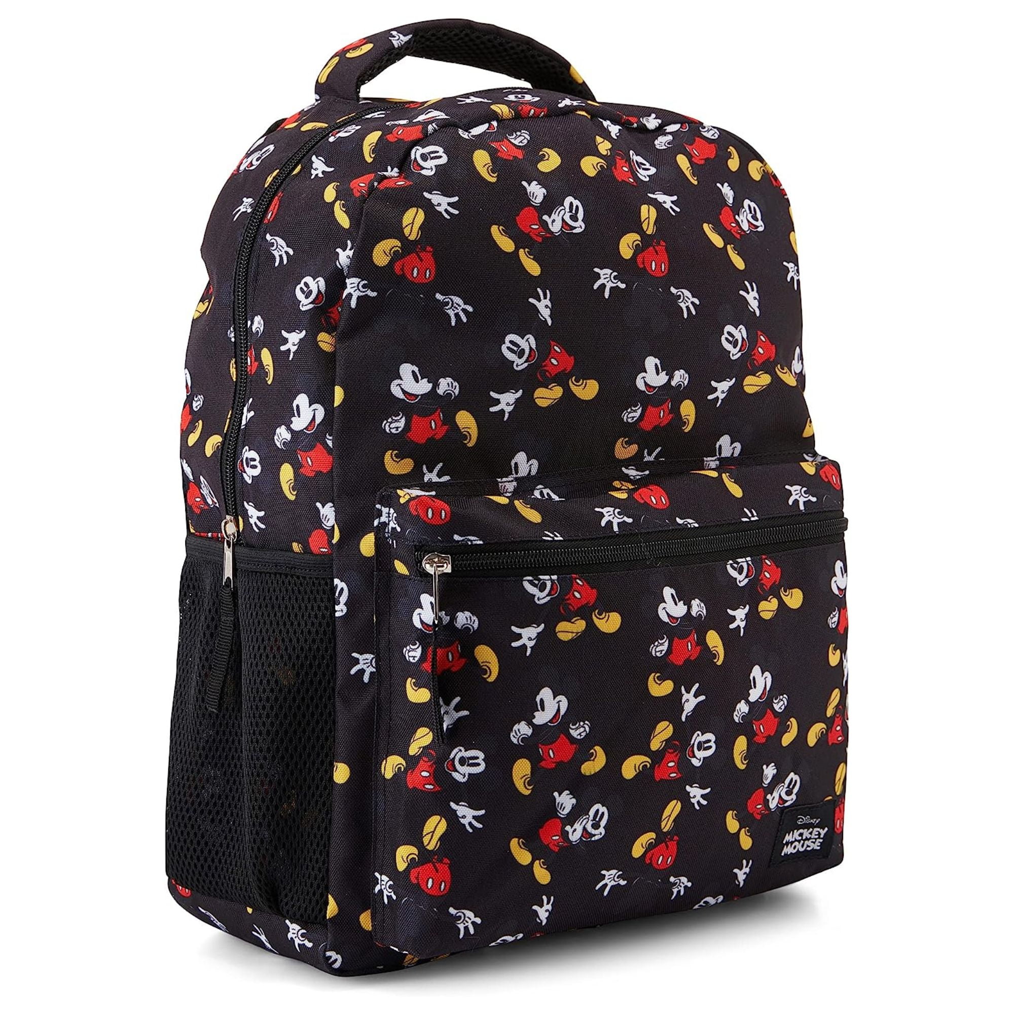 Disney Mickey Mouse Allover Unisex Backpack For Kids And Adult