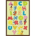 thumbnail image 1 of Disney Mickey Mouse - Alphabet Wall Poster, 14.725" x 22.375", Framed, 1 of 3