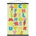 thumbnail image 1 of Disney Mickey Mouse - Alphabet Wall Poster with Wooden Magnetic Frame, 22.375" x 34", 1 of 3