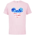 thumbnail image 1 of Disney Mickey Mouse American Flag Tie Dye - Short Sleeve Cotton T-Shirt for Adults - Customized-Soft Pink, 1 of 5