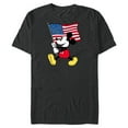 thumbnail image 1 of Disney Mickey Mouse Americana Flag - Short Sleeve Blended T-Shirt for Adults - Customized-Dark Heather, 1 of 5