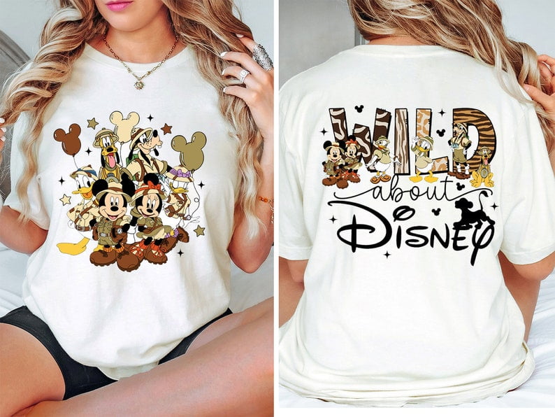 Disney Mickey Mouse And Friends Animal Kingdom Shirt, Disney Safari