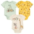 thumbnail image 1 of Disney Mickey Mouse Animals 3 Pack Bodysuits Newborn to Infant, 1 of 5