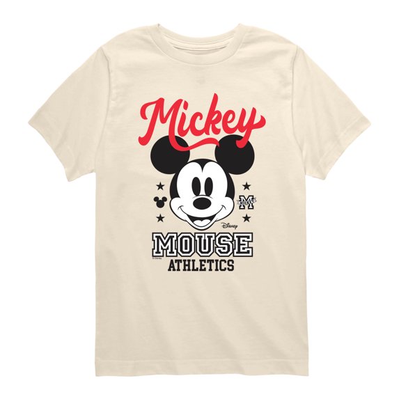 Disney - Mickey Mouse Athletics - Youth Boys Short Sleeve Graphic T ...