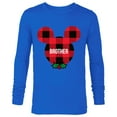 thumbnail image 1 of Disney Mickey Mouse BROTHER Holiday Family - Long Sleeve T-Shirt for Men - Customized-Navy, 1 of 5