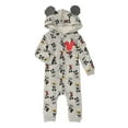 thumbnail image 1 of Disney Mickey Mouse Baby Boys' Hooded Coverall, 1 of 1