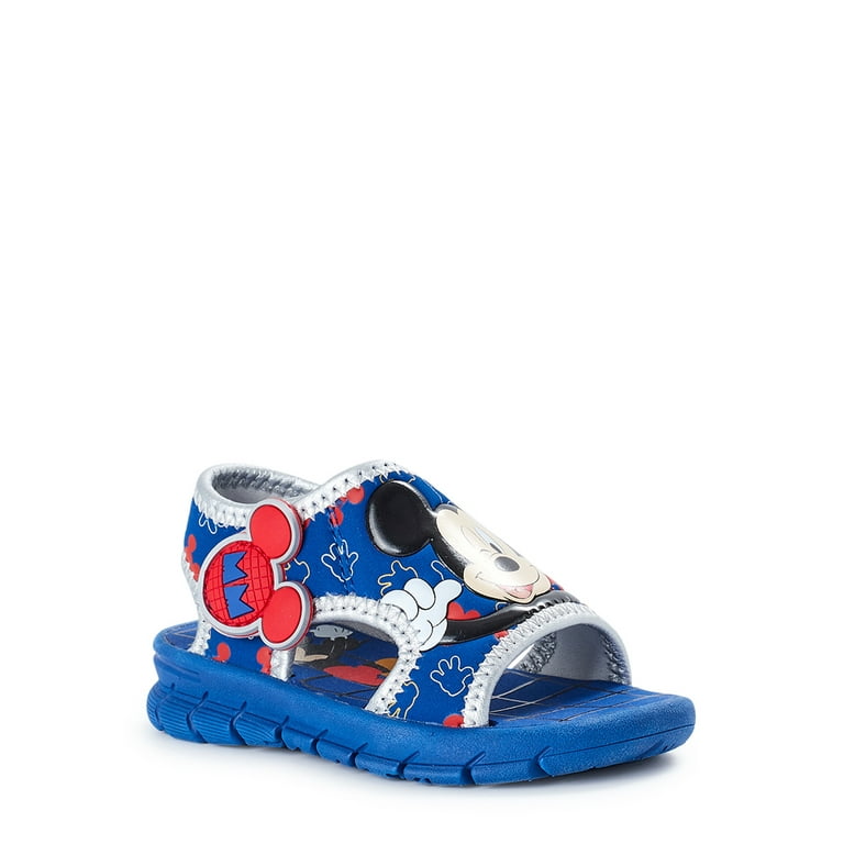 Disney Mickey Boys Play Sandals, Sizes 2-6 - Walmart.com