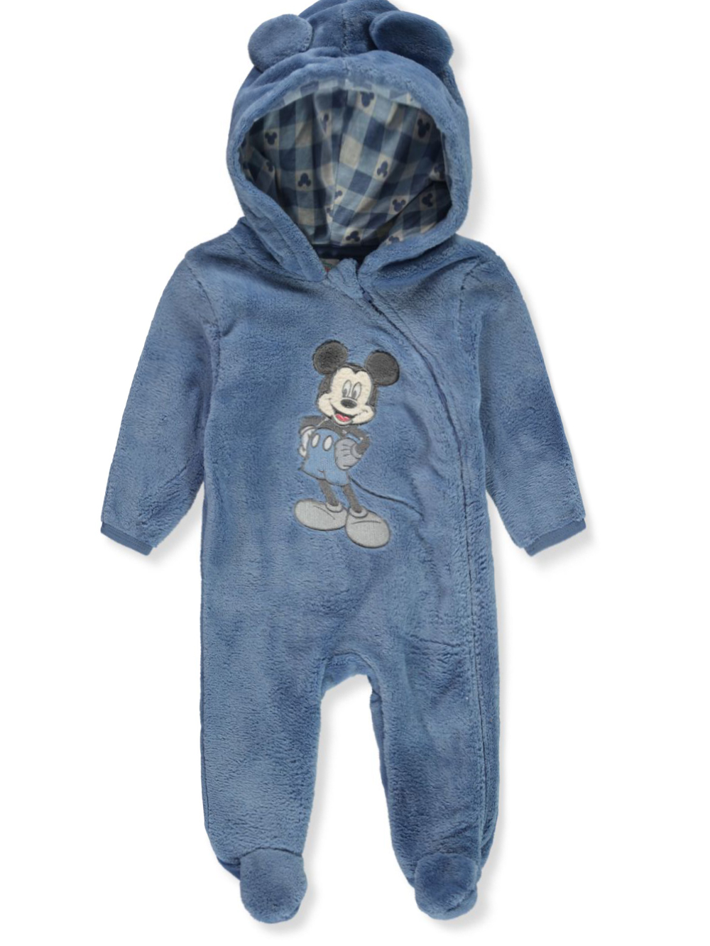 Disney Mickey Mouse Baby Boys' Plush Coveralls Pram Suit blue/multi