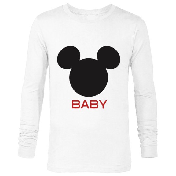 Disney Mickey Mouse Baby Family - Long Sleeve T-Shirt for Men - Customized-White