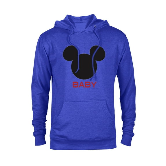 Disney Mickey Mouse Baby Family - Pullover Hoodie for Adults - Customized-Royal Heather