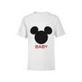 thumbnail image 1 of Disney Mickey Mouse Baby Family - Short Sleeve T-Shirt for Kids - Customized-White, 1 of 4