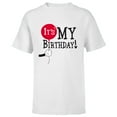 thumbnail image 1 of Disney Mickey Mouse Balloon It's My Birthday - Short Sleeve T-Shirt for Kids - Customized-White, 1 of 5
