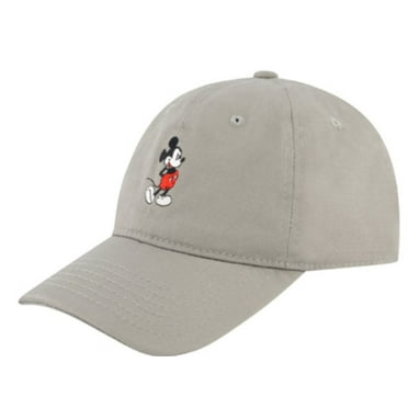 Disney Mickey Mouse Baseball Hat, Washed Twill Adjustable Unisex Baseball Cap, Royal, One Size