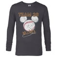 thumbnail image 1 of Disney Mickey Mouse Baseball Team 28 Sports Distressed - Long Sleeve T-Shirt for Men - Customized-Charcoal Heather, 1 of 5