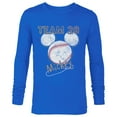 thumbnail image 1 of Disney Mickey Mouse Baseball Team 28 Sports Distressed - Long Sleeve T-Shirt for Men - Customized-Navy, 1 of 5