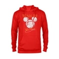 thumbnail image 1 of Disney Mickey Mouse Baseball Team 28 Sports Distressed - Pullover Hoodie for Adults - Customized-Red, 1 of 5