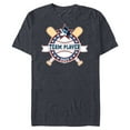 thumbnail image 1 of Disney Mickey Mouse Baseball Team Player Sports 2023 - Short Sleeve Blended T-Shirt for Adults - Customized-Navy Heather, 1 of 5