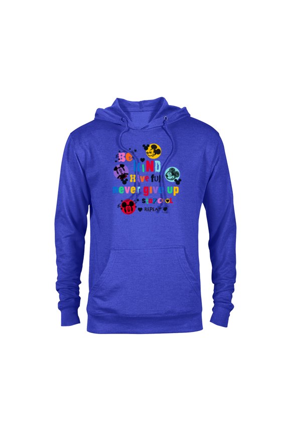 Mickey Mouse Be Kind Have Fun Never Give Up Stay Cool - Pullover Hoodie for Adults - Customized-Royal
