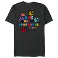 thumbnail image 1 of Disney Mickey Mouse Be Kind Have Fun Never Give Up Stay Cool - Short Sleeve Blended T-Shirt for Adults - Customized-Dark Heather, 1 of 5
