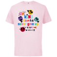 thumbnail image 1 of Disney Mickey Mouse Be Kind Have Fun Never Give Up Stay Cool - Short Sleeve Cotton T-Shirt for Adults - Customized-Soft Pink, 1 of 5