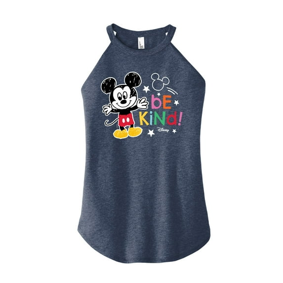 Disney - Mickey Mouse - Be Kind - Juniors High Neck Tank Top