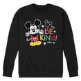 thumbnail image 1 of Disney - Mickey Mouse - Be Kind - Men's Crew Neck Fleece Pullover, 1 of 5