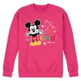 thumbnail image 1 of Disney - Mickey Mouse - Be Kind - Men's Crew Neck Fleece Pullover, 1 of 4