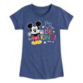thumbnail image 1 of Disney - Mickey Mouse - Be Kind - Toddler & Youth Girls Short Sleeve Graphic T-Shirt, 1 of 5