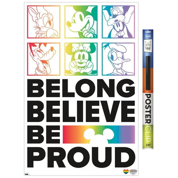 Disney Mickey Mouse - Belong Wall Poster, 22.375" x 34"