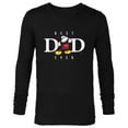 thumbnail image 1 of Disney Mickey Mouse Best Dad Ever Thumbs Up Father’s Day - Long Sleeve T-Shirt for Men - Customized-Black, 1 of 5