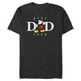 thumbnail image 1 of Disney Mickey Mouse Best Dad Ever Thumbs Up Father’s Day - Short Sleeve Blended T-Shirt for Adults - Customized-Dark Heather, 1 of 5