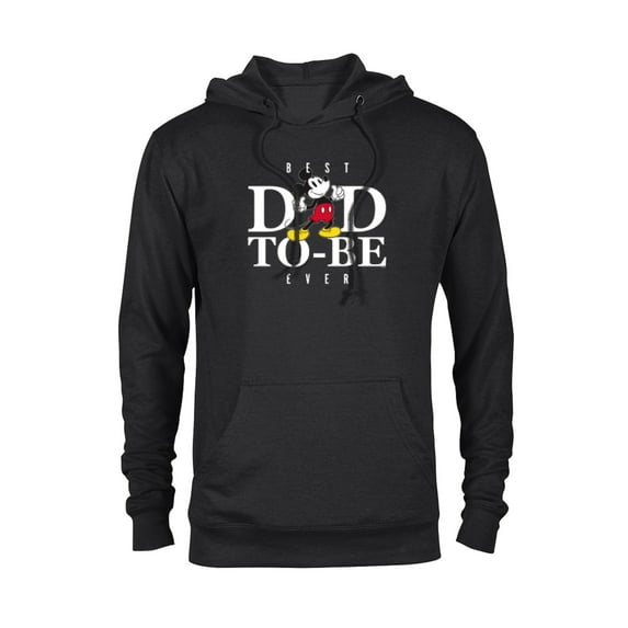 Disney Mickey Mouse Best Dad-to-Be Ever Father’s Day - Pullover Hoodie for Adults - Customized-Black
