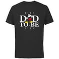 thumbnail image 1 of Disney Mickey Mouse Best Dad-to-Be Ever Father’s Day - Short Sleeve Cotton T-Shirt for Adults - Customized-Black, 1 of 5