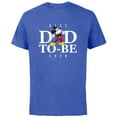thumbnail image 1 of Disney Mickey Mouse Best Dad-to-Be Ever Father’s Day - Short Sleeve Cotton T-Shirt for Adults - Customized-Royal Heather, 1 of 5