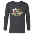 thumbnail image 1 of Disney Mickey Mouse Best Disney Dad Birthday Father’s Day - Long Sleeve T-Shirt for Men - Customized-Charcoal Heather, 1 of 5