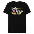 thumbnail image 1 of Disney Mickey Mouse Best Disney Dad Birthday Father’s Day - Short Sleeve Blended T-Shirt for Adults - Customized-Black, 1 of 5
