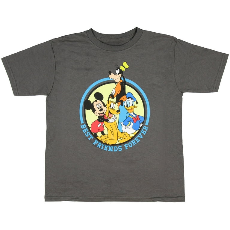 (4) Mouse Little Boys Forever Friends T-Shirt Disney Mickey Best