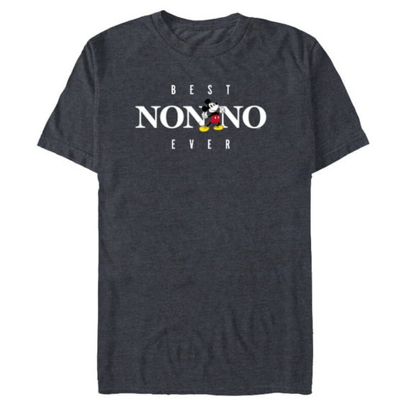 Disney Mickey Mouse Best Nonno Ever La Festa del Papà - Short Sleeve Blended T-Shirt for Adults - Customized-Navy Heather