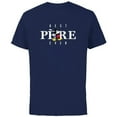 thumbnail image 1 of Disney Mickey Mouse Best Père Ever La Fête des Pères - Short Sleeve Cotton T-Shirt for Adults - Customized-Navy, 1 of 5