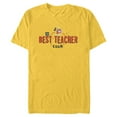 thumbnail image 1 of Disney Mickey Mouse Best Teacher Club - Short Sleeve Blended T-Shirt for Adults - Customized-Yellow, 1 of 5
