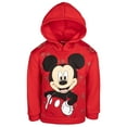 thumbnail image 1 of Disney Mickey Mouse Big Boys Pullover Hoodie Red 10-12, 1 of 5