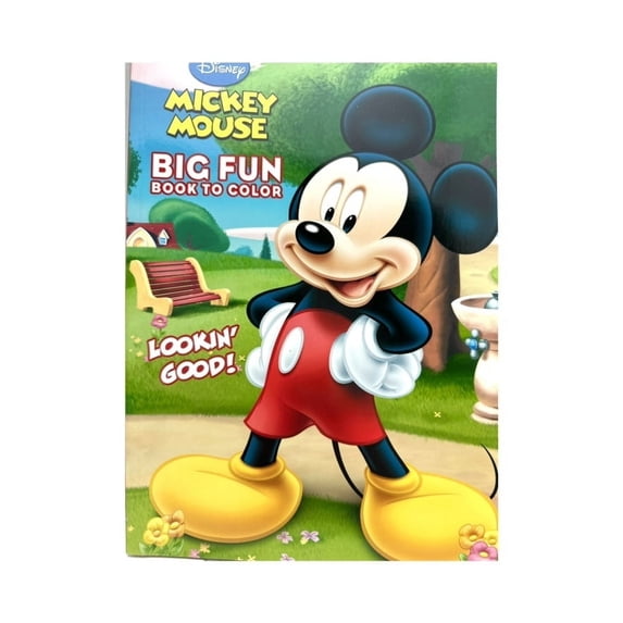 Disney Mickey Mouse Big Fun Coloring and Activity Book - Walmart.com
