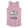 thumbnail image 1 of Disney - Mickey Mouse - Black & White Doodle - Women's Racerback Tank Top, 1 of 4