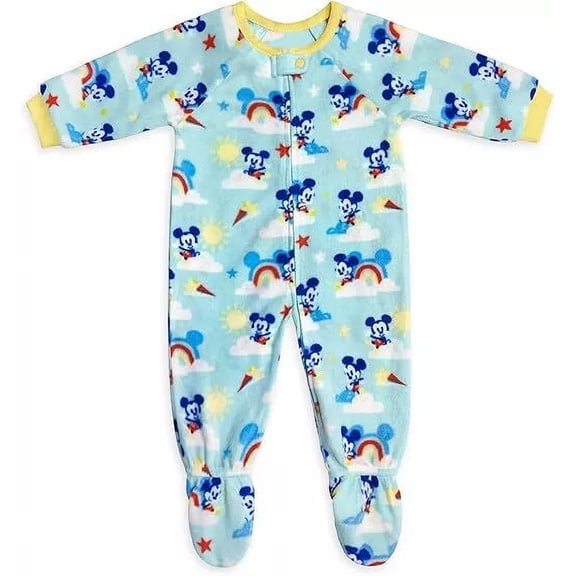 Disney Mickey Mouse Blanket Sleeper for Baby, Size 0-3 Months Multicolored
